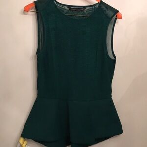 Zara green tank with scuba bottom